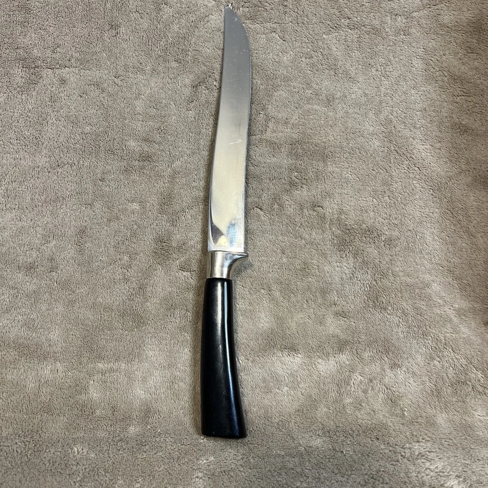 Vintage Sheffield‎ England Crown Crest Carving Knife Pre-Owned 12.75